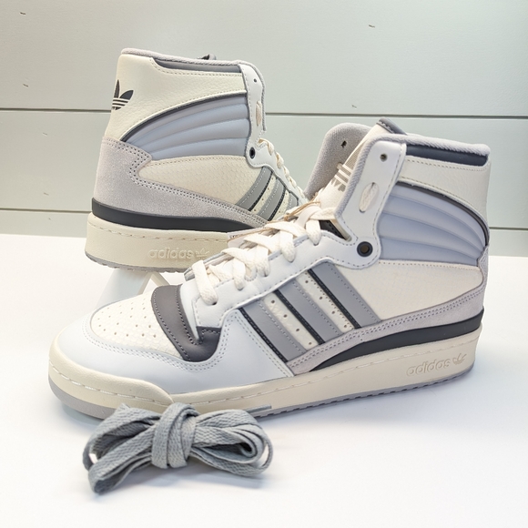 Adidas El Dorado Cream White Grey GX4081 Hi High Top Leather